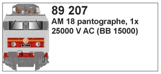 LS Models LS89207 - H0 - Stromabnehmer AM18 für BB 15000